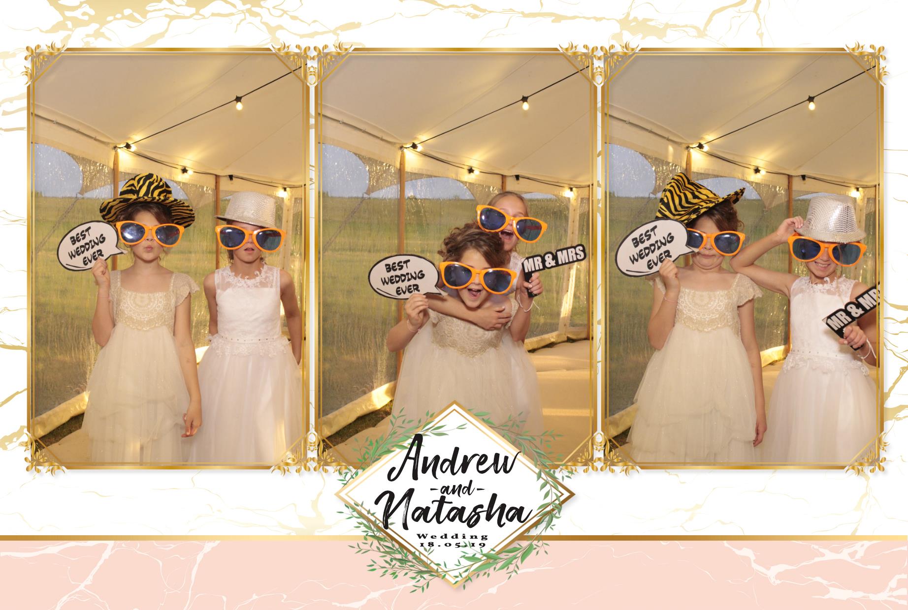 Andrew & Natasha's Wedding  | View more photos from the event at gallery.myphotoboothexperience.co.uk/u/MyPhotoBoothExperienceLtd/Andrew-Natashas-Wedding